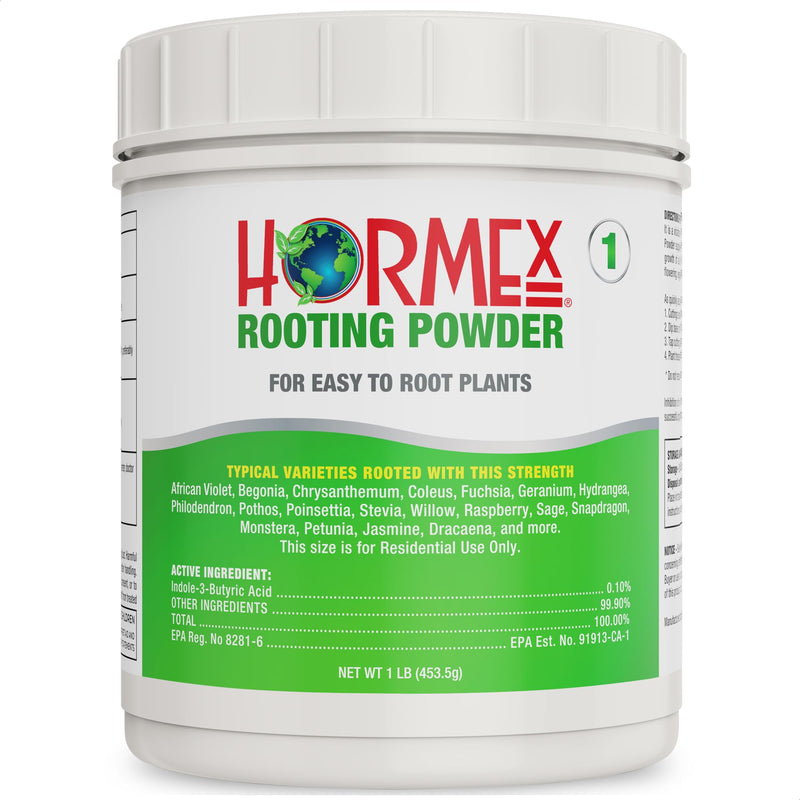 Load image into Gallery viewer, Hormex Rooting Powder #1 (0.10 IBA) - Rooting Hormone for Delicate Houseplants, Garden Herbs &amp; Succulent Cuttings
