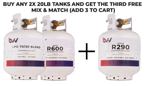 20LB High Purity USA 70/30% N-Butane/Propane Blend - 99.5% Guaranteed - Buy 2 Get 1 Free (Add 3 To Cart), additional product view 2