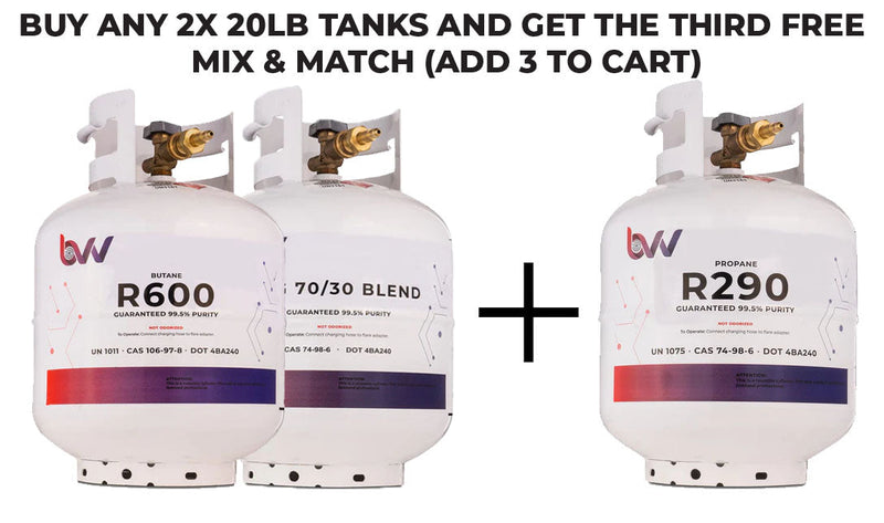 Load image into Gallery viewer, 20LB High Purity USA N-Butane R600 - 99.5% Guaranteed - Buy 2 Get 1 Free (Add 3 To Cart)
