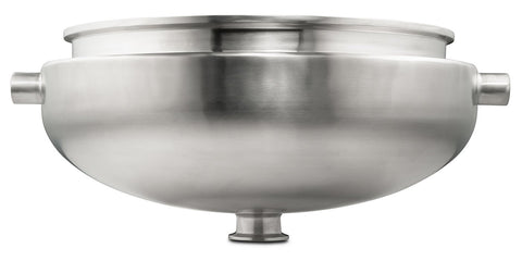 Jacketed Hemispherical Reducers with Drain Port