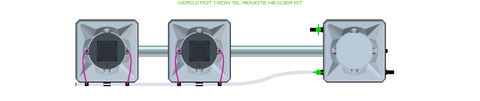 ALIEN AERO 2 Pot 1 Row Kit, additional product view 2