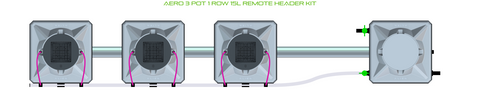 ALIEN AERO 3 Pot 1 Row Kit, additional product view 2