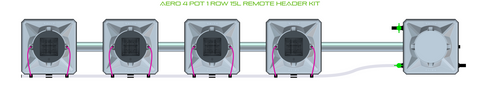 ALIEN AERO 4 Pot 1 Row Kit, additional product view 2