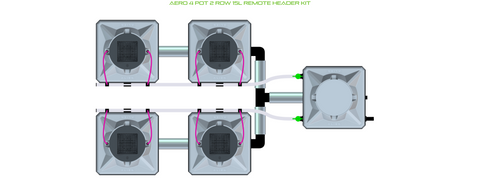 ALIEN AERO 4 Pot 2 Row Kit, additional product view 2