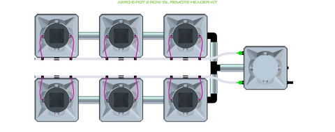 ALIEN AERO 6 Pot 2 Row Kit, additional product view 2