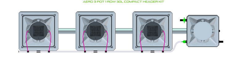 Load image into Gallery viewer, AERO 3 Pot 1 Row Kit
