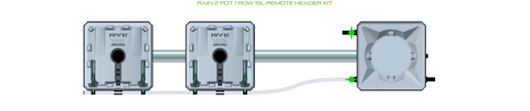 ALIEN RAIN 2 Pot 1 Row Kit, additional product view 2