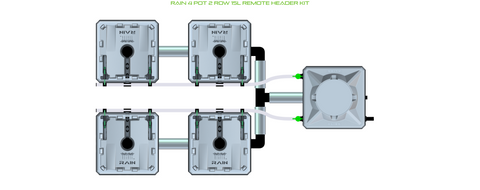 ALIEN RAIN 4 Pot 2 Row Kit, additional product view 2