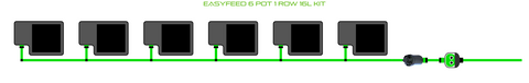 ALIEN EasyFeed 6 Pot 1 Row Kit, additional product view 2