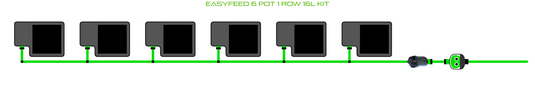 EasyFeed 6 Pot 1 Row Kit