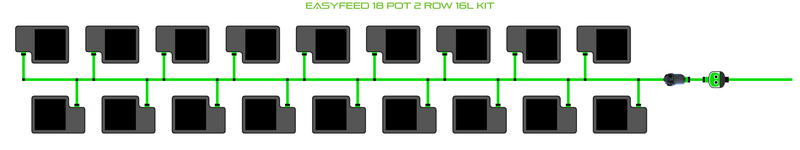 Load image into Gallery viewer, EasyFeed 18 Pot 2 Row Kit
