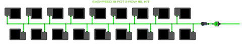 ALIEN EasyFeed 18 Pot 2 Row Kit, additional product view 2
