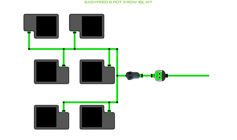 ALIEN EasyFeed 6 Pot 3 Row Kit, additional product view 2