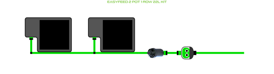 EasyFeed 2 Pot 1 Row Kit