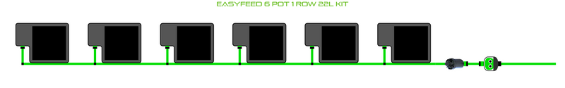 Load image into Gallery viewer, EasyFeed 6 Pot 1 Row Kit
