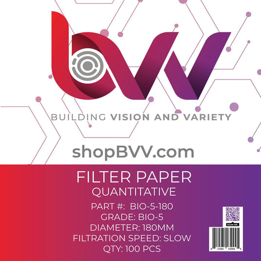 Ashless Filter Papers - 180MM - Quantitative