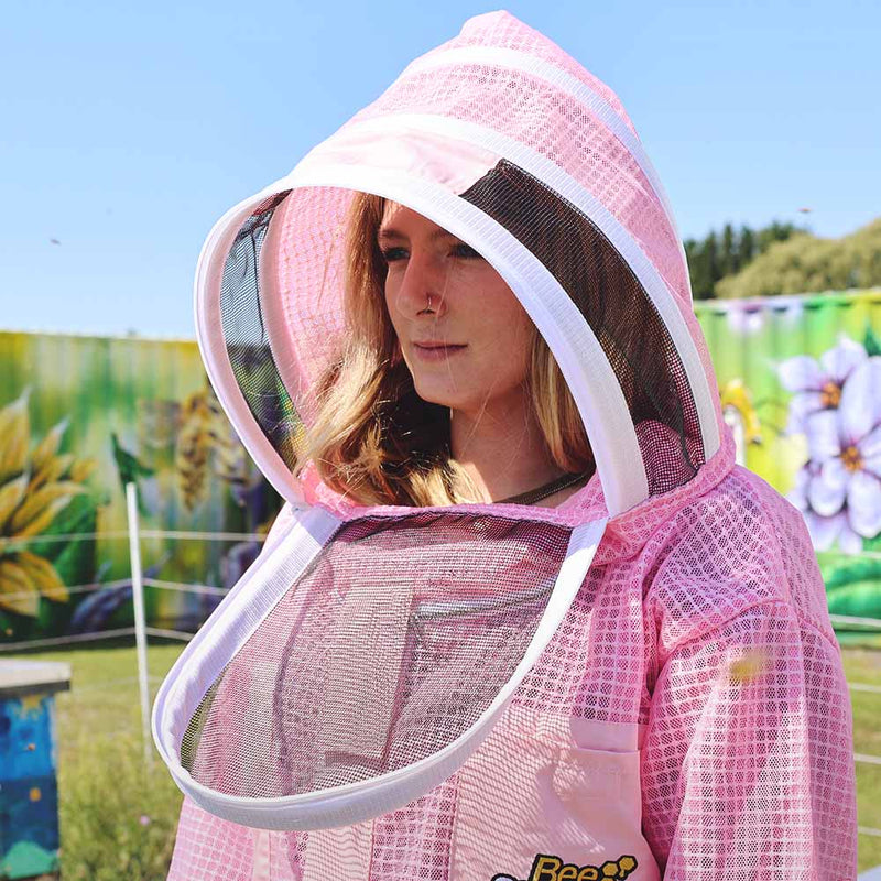 Load image into Gallery viewer, Bee Steward Pink Vented Suit
