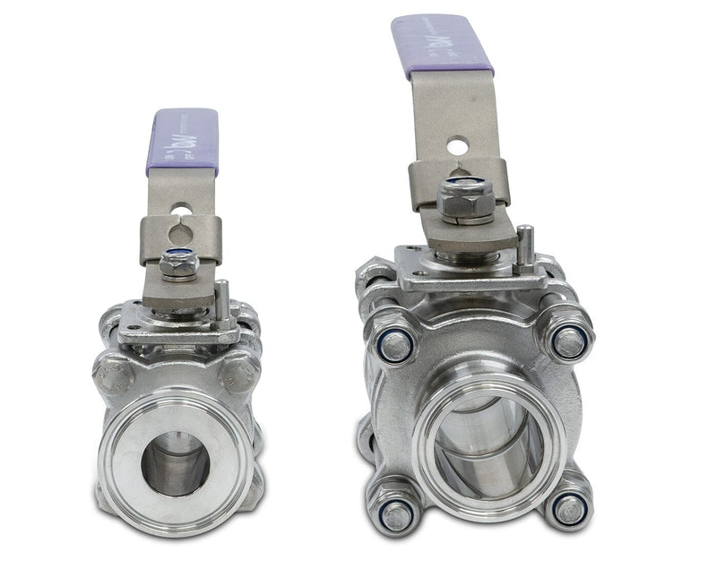 Load image into Gallery viewer, Tri-Clamp Ball Valve 316L SS (Nitrogen Tested)

