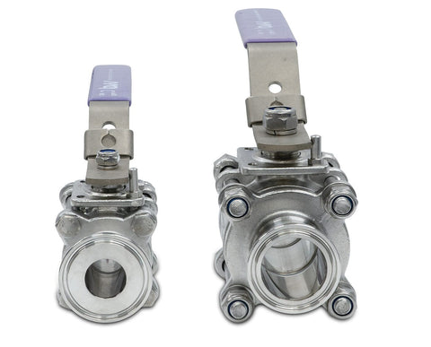 Tri-Clamp Ball Valve 316L SS (Nitrogen Tested), additional product view 2