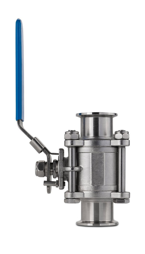 Tri-Clamp Ball Valve 316L SS Nitrogen Tested