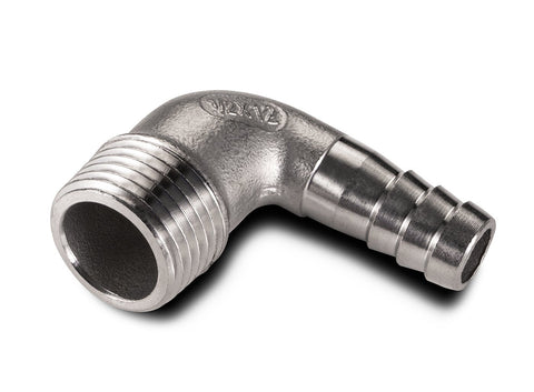 Hose Barb x MNPT Elbow, additional product view 2