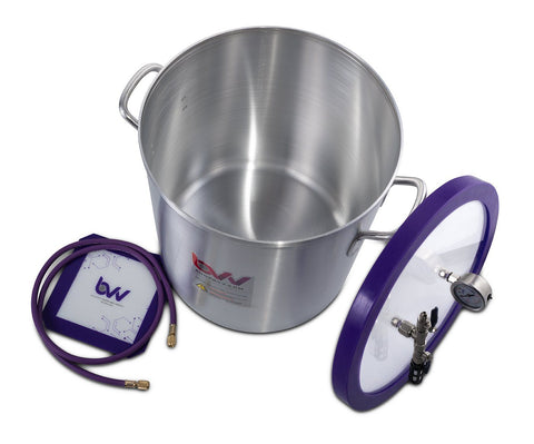 BVV 10 Gallon Aluminum Vacuum Chamber and V9D 9CFM Two Stage Vacuum Pump Kit, additional product view 2