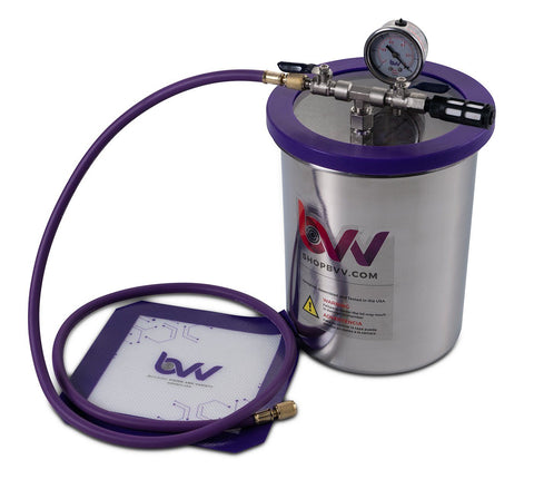 BVV 1.5 Gallon Tall SS Vacuum Chamber