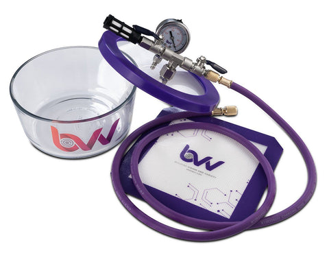 BVV 1.75 Quart Pyrex Vacuum Chamber With Glass Lid, additional product view 2