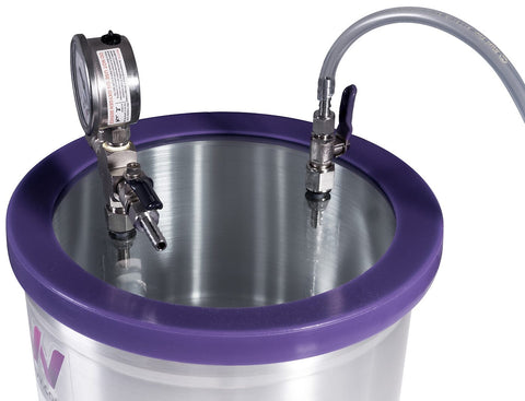 2 Gallon Resin Trap Vacuum Chamber With Glass Lid, additional product view 2
