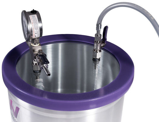 2 Gallon Resin Trap Vacuum Chamber With Glass Lid