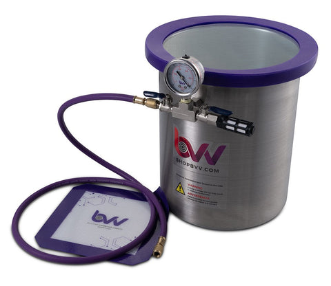 3 Gallon SS Side Mount Vacuum Chamber
