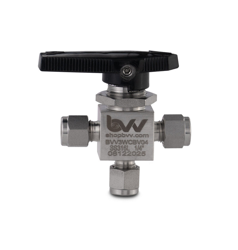 Load image into Gallery viewer, 3-Way Compression Ball Valve
