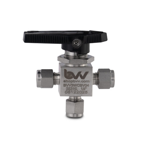 3-Way Compression Ball Valve, additional product view 2