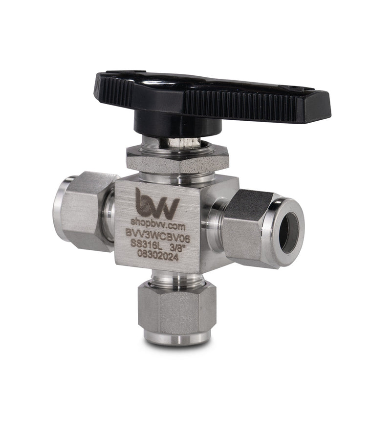Load image into Gallery viewer, 3-Way Compression Ball Valve
