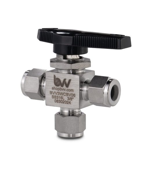 3-Way Compression Ball Valve