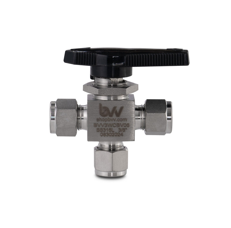 Load image into Gallery viewer, 3-Way Compression Ball Valve
