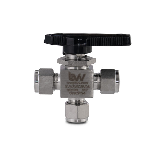 3-Way Compression Ball Valve