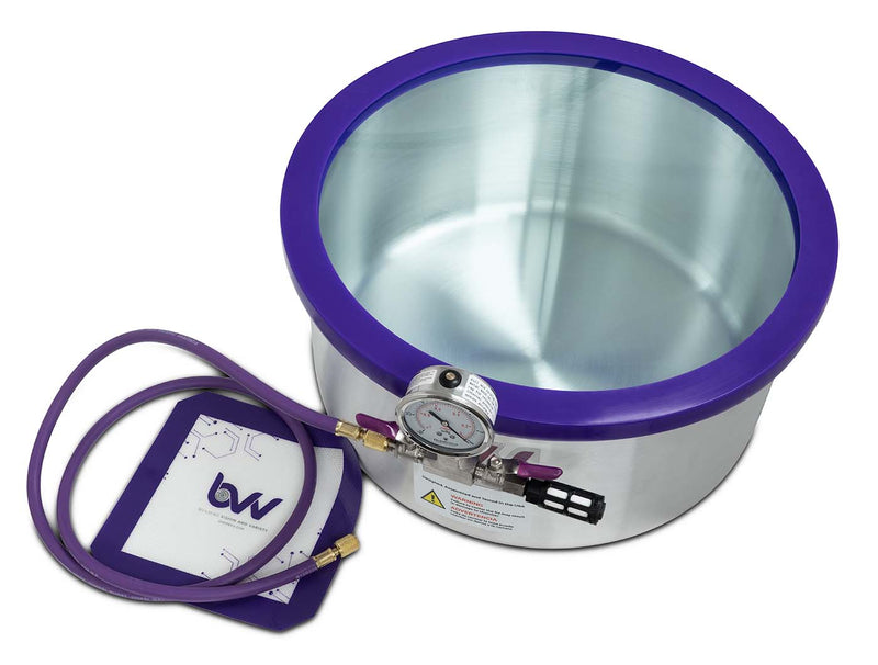 Load image into Gallery viewer, Glass Vac 7 Gallon Aluminum Vacuum Chamber
