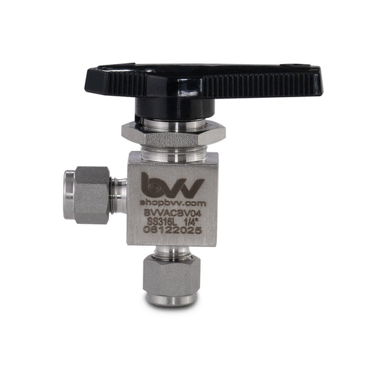 Angled Compression Ball Valve