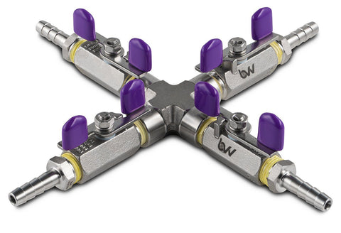 4-way vacuum manifold