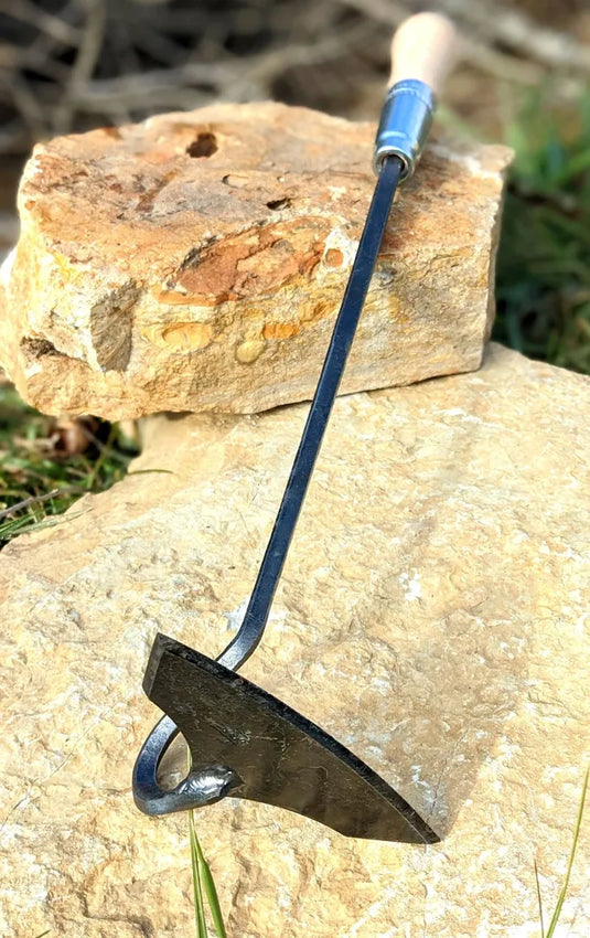 Homestead Iron Batwing Cotton Hoe shown in product view 2