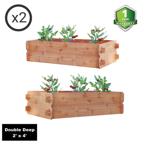 Timberlane Gardens cedar raised bed kit, 2 by 4 feet