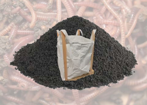 Utah Worm bulk bags for worm castings production
