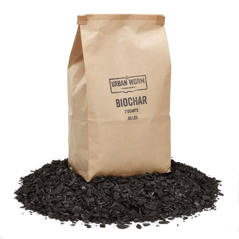 Urban Worm Biochar bag, front
