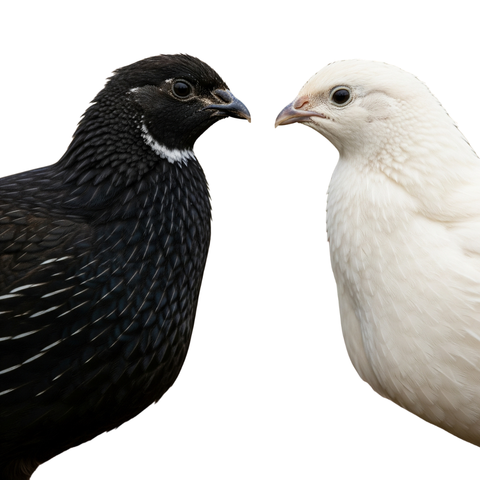 Black and White Edition quail hatching eggs, Buddy's Hatchery