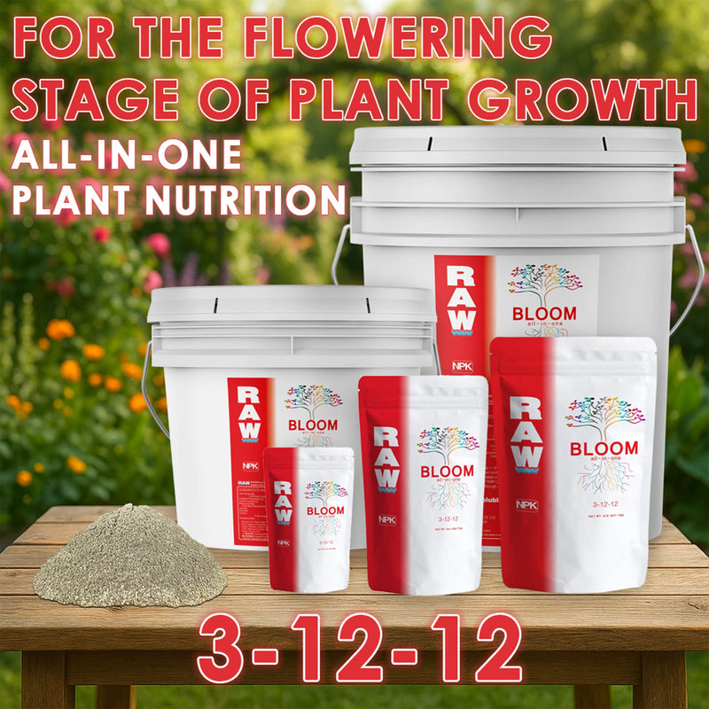 Load image into Gallery viewer, RAW BLOOM | All in One Water Soluble Nutrient Blend | Flowering Base Fertilizer
