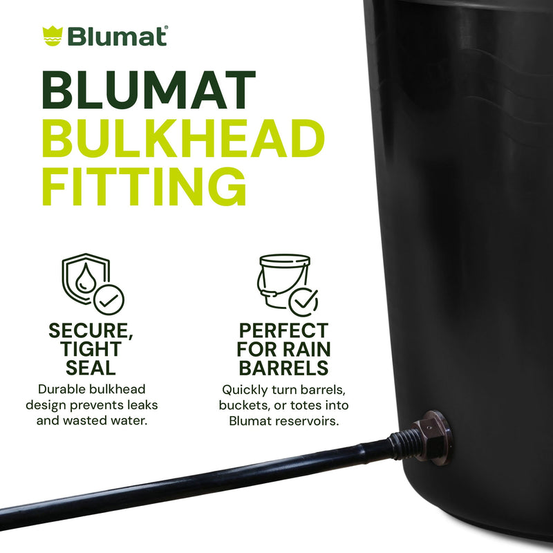 Load image into Gallery viewer, 8mm BULKHEAD / Through-Hull Tank Connector - 2 Pack
