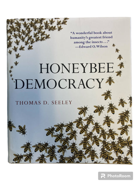 Cover of Honeybee Democracy, a hive decision-making book by Thomas Seeley.