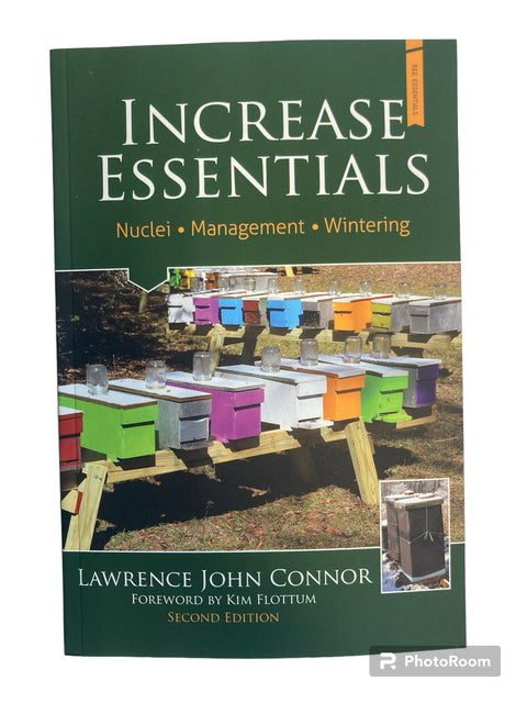 Cover of Increase Essentials, a book on making bee colonies by Larry Connor.