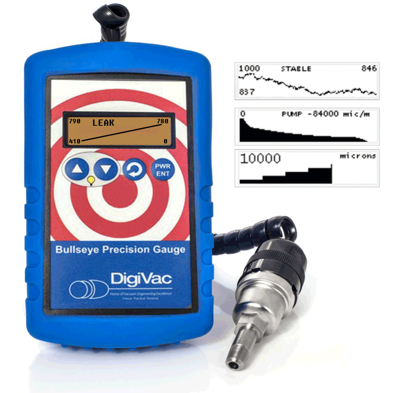 Load image into Gallery viewer, Bullseye Precision Gauge | Portable Vacuum Gauge | .001 to 2 Torr Accuracy
